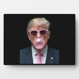 Trump Bubble Gum Roze Grappig USA President Fotoplaat