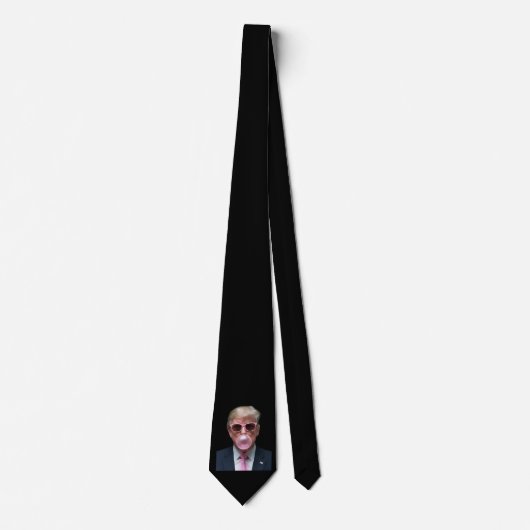 Trump Bubble Gum Roze Grappig VS President Stropdas (Voorkant)