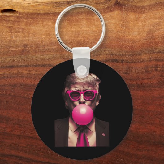 Trump Bubble Gum Sleutelhanger (Voorkant)