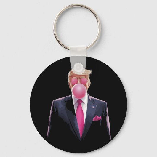 Trump Bubble Gum Sleutelhanger (Voorkant)