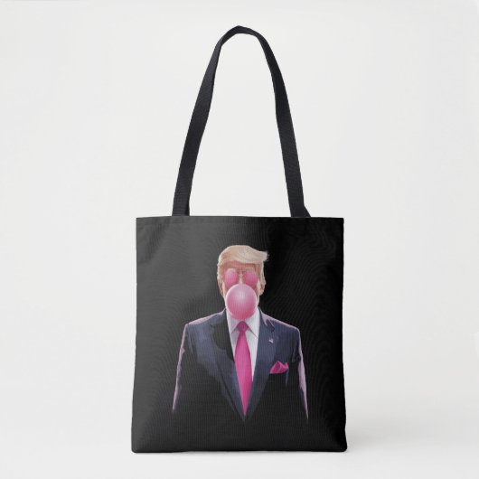 Trump Bubble Gum Tote Bag (Voorkant)