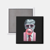 Trump Bubble Gum Yum 1 Magneet (Voorkant / Achterkant)