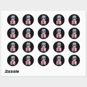 Trump Bubble Gum Yum 1 Ronde Sticker (Vel)