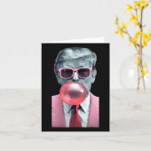 Trump Bubble Gum Yum Kaart (Gele Bloem)