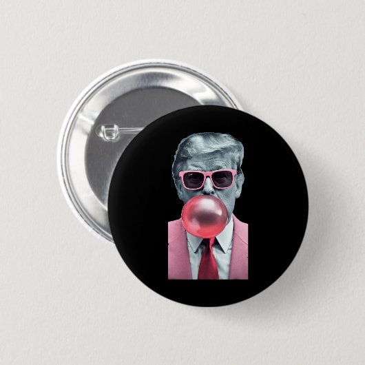 Trump Bubble Gum Yum Ronde Button 5,7 Cm (Voorkant /achterkant)