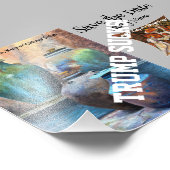 Trump-budget Save the Date-feestuitnodiging Foto Afdruk (Hoek)