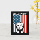 Trump Bulletproof - Donald Trump Ination Poging 7 Kaart (Gele Bloem)