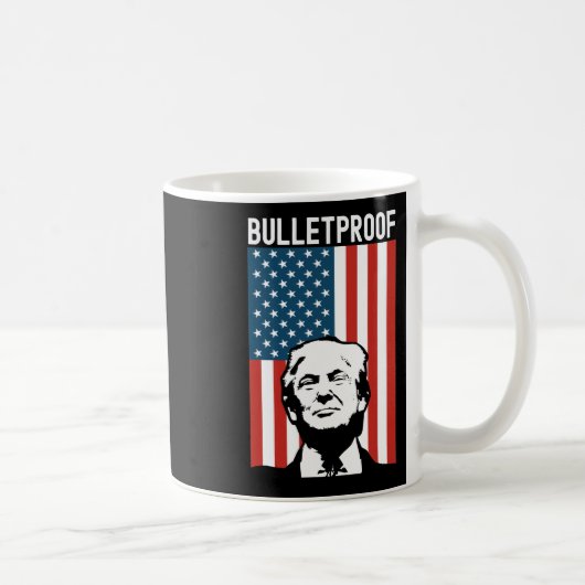 Trump Bulletproof - Donald Trump Ination Poging 7 Koffiemok (Rechts)