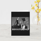 Trump Bulletproof Oud Engels lettertype Kaart (Gele Bloem)