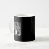 Trump Bulletproof Oud Engels lettertype Koffiemok (Voorkant links)