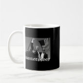 Trump Bulletproof Oud Engels lettertype Koffiemok (Links)