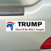 Trump Bumpersticker (Op auto)