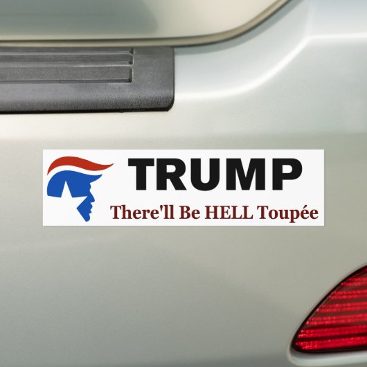 Trump Bumpersticker (Op auto)