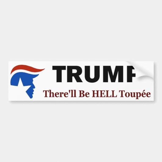 Trump Bumpersticker (Voorkant)