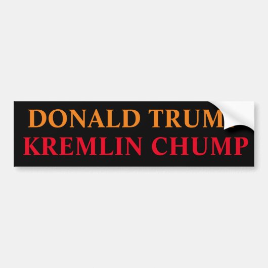 Trump Bumpersticker (Voorkant)