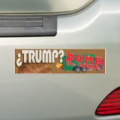 TRUMP BUMPERSTICKER (Op auto)