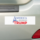 Trump Bumpersticker (Op auto)