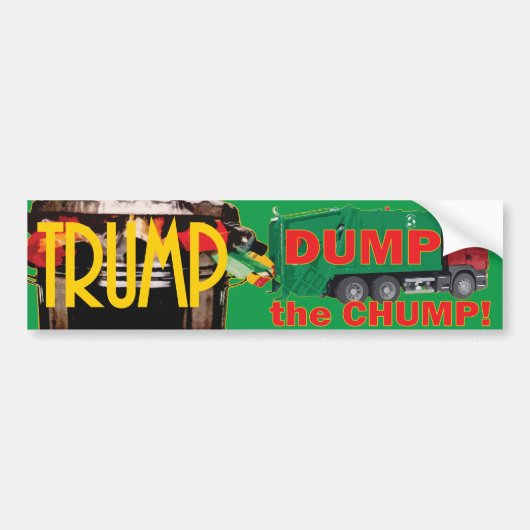 TRUMP BUMPERSTICKER (Voorkant)