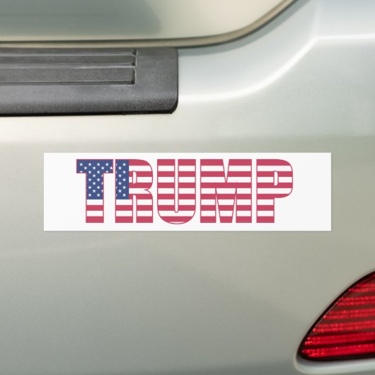 TRUMP BUMPERSTICKER (Op auto)
