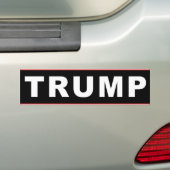 Trump (Bumpersticker Black Logo) Bumpersticker (Op auto)