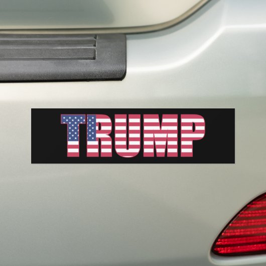 TRUMP-BUMPERSTICKER BUMPERSTICKER (Op auto)
