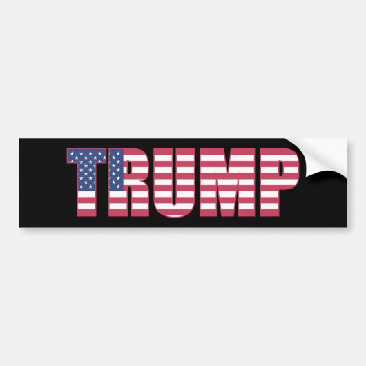 TRUMP-BUMPERSTICKER BUMPERSTICKER (Voorkant)