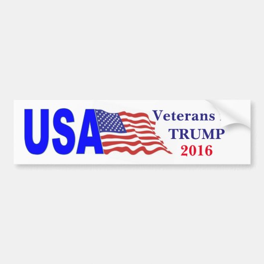 Trump-Bumpersticker; Door AntsAfire Bumpersticker (Voorkant)