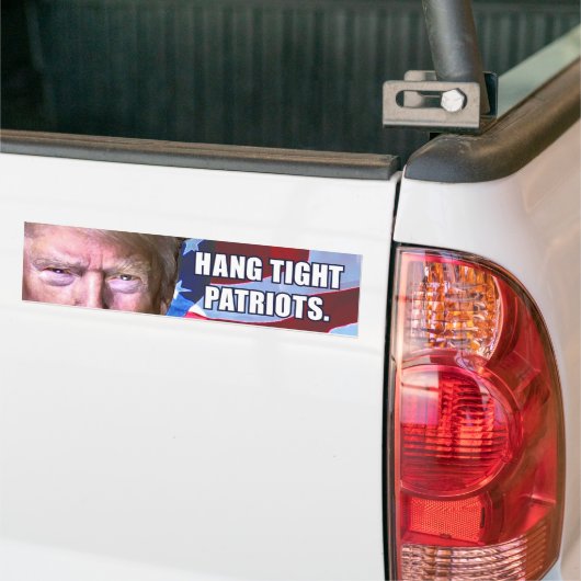 Trump-Bumpersticker met tatige patriotten Bumpersticker (Op Truck)