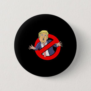 Trump Busters verzetten zich tegen Shirt Ronde Button 5,7 Cm