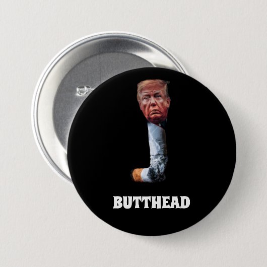 Trump Butthead Button (Voorkant /achterkant)