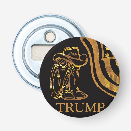 TRUMP BUTTON FLESOPENER (Voorkant)
