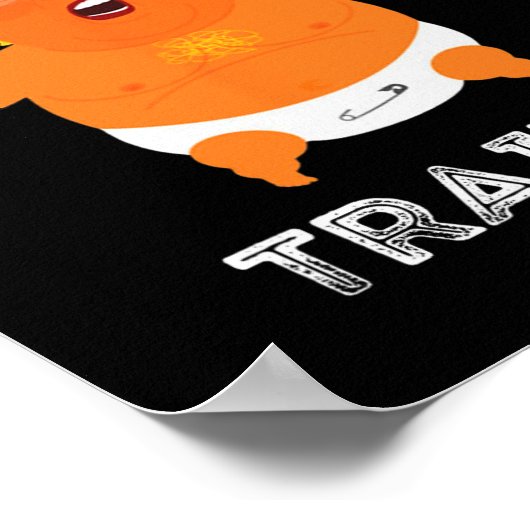 Trump Byby en een verrader Funny Trump President Poster (Hoek)