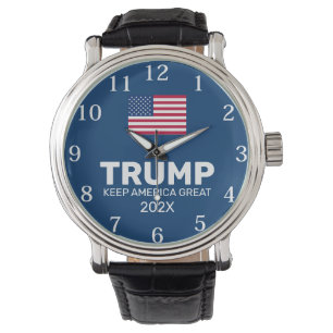 Trump Cadeau Houd Amerika Groot Horloge