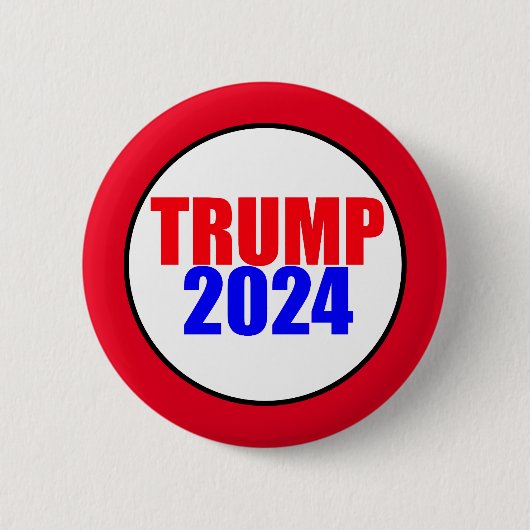 Trump-campagne Ronde Button 5,7 Cm (Voorkant)