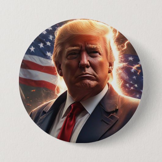Trump-campagne Ronde Button 7,6 Cm (Voorkant)