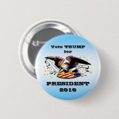 Trump Campaign Button 2016-3, van AntsAfire (Voorkant /achterkant)