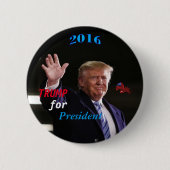 Trump Campaign Button, van AntsAfire Ronde Button 5,7 Cm (Voorkant)