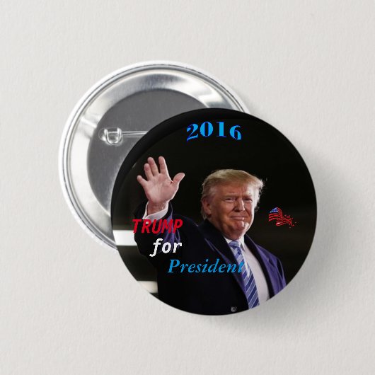 Trump Campaign Button, van AntsAfire Ronde Button 5,7 Cm (Voorkant /achterkant)