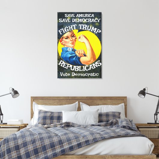 Trump Canvas Afdruk (Insitu (Slaapkamer))