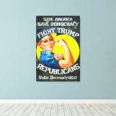 Trump Canvas Afdruk (Insitu (Houten vloer))