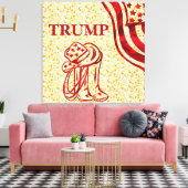 TRUMP CANVAS AFDRUK (Insitu (Woonkamer))