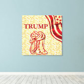 TRUMP CANVAS AFDRUK (Insitu (Houten vloer))