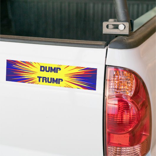 Trump Car Bumpersticker (Op Truck)