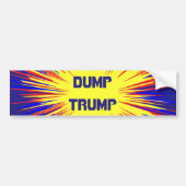 Trump Car Bumpersticker (Voorkant)
