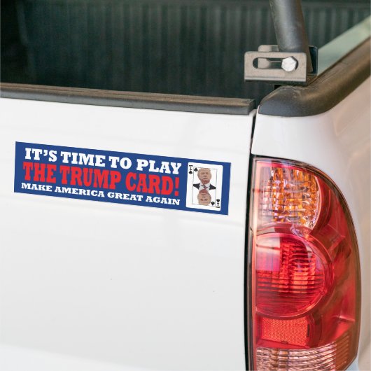 Trump Card Bumpersticker (Op Truck)