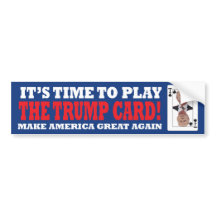 Trump Card Bumpersticker