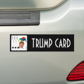 Trump Card - Joker Bumpersticker (Op auto)