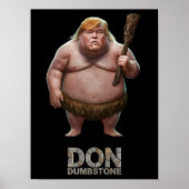 Trump Caveman Poster (Voorkant)