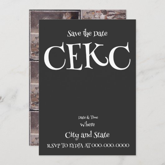 Trump CEKC Kaart (Voorkant / Achterkant)