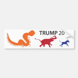 Trump Centipede Nimble Bumpersticker